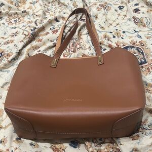 Brown Leather Tote Bag
